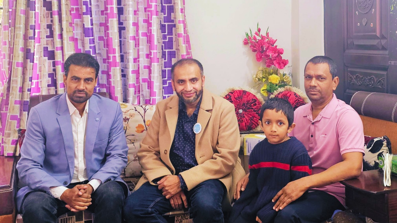 সিলেট প্রতিনিধি সামরান সাবেরের সাথে সৌজন্য সাক্ষাৎ করলেন মুক্তবাংলার সিইও