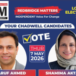 চ্যাডওয়েল এলাকায় নির্বাচনী প্রচারণা জোরদার, প্রার্থী হিসেবে মারুফ আহমেদ ও শামিমা আক্তার আলোচনায়